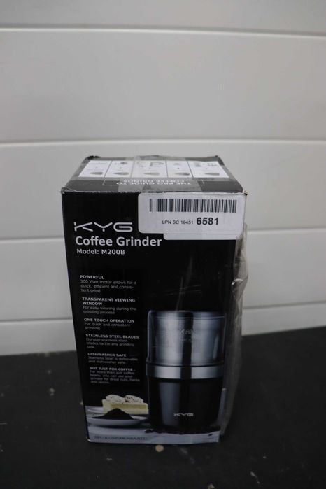 Електрическа кафемелачка KYG неръждаема стомана, 300W, 100 г