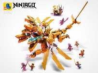 NOU TIP marca L Ninjago Ultra dragonul auriu al lui Lloyd 71774 989p.