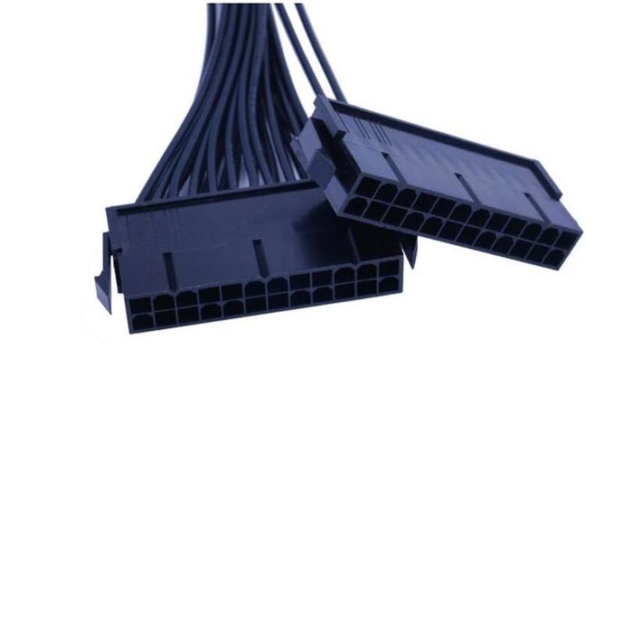 Adaptor Splitter ATX 24 Pini 2 Surse PSU - 1 Placa de baza