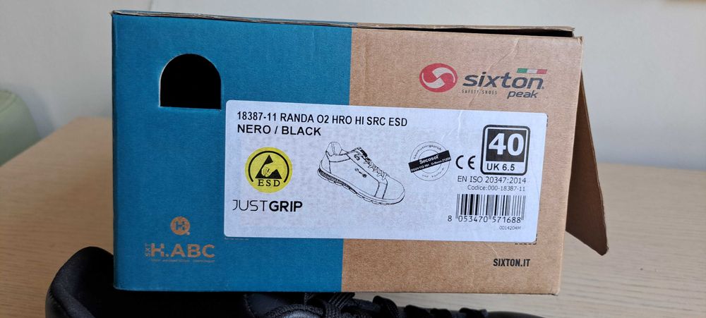 Нови защитни обувки Sixton Randa Low, 40 номер, оригинални, Италия