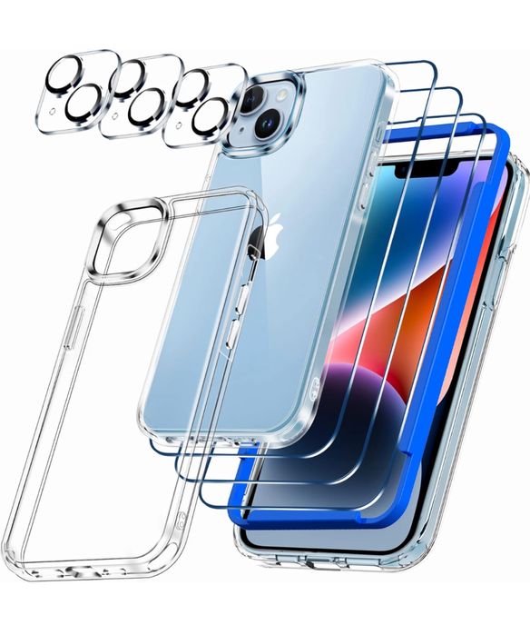 Kit Husa si folii iphone 14 plus