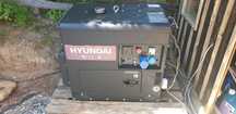 Generator diesel Hyundai cu automatizare