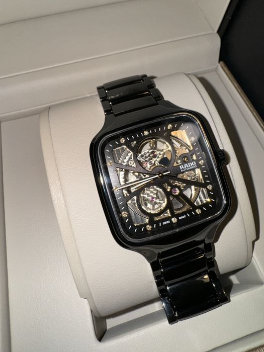 Часы Rado True Square Automatic Open Heart (версия с бриллиантами)