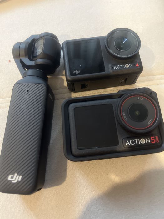 Camere video Osmo poket3.  Action 4/5