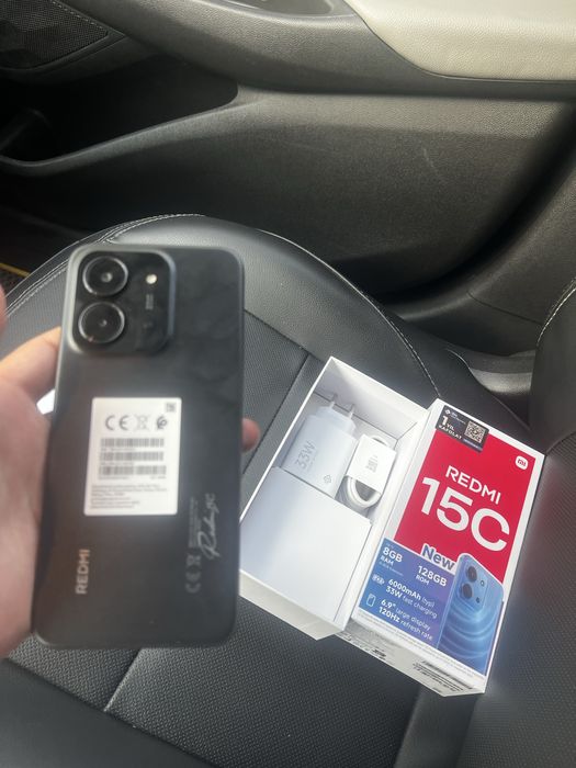 Redmi 15 C 8 оперативка 128 гб хотира 6000 Mah batareka