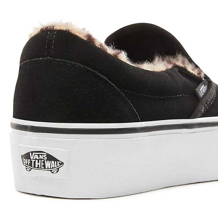 Vans Classic Slip-On Platform Fur Lining ОРИГИНАЛ дамски кецове 38/24