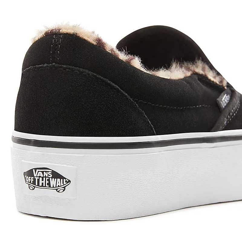 Vans Classic Slip-On Platform Fur Lining ОРИГИНАЛ дамски кецове 37/38