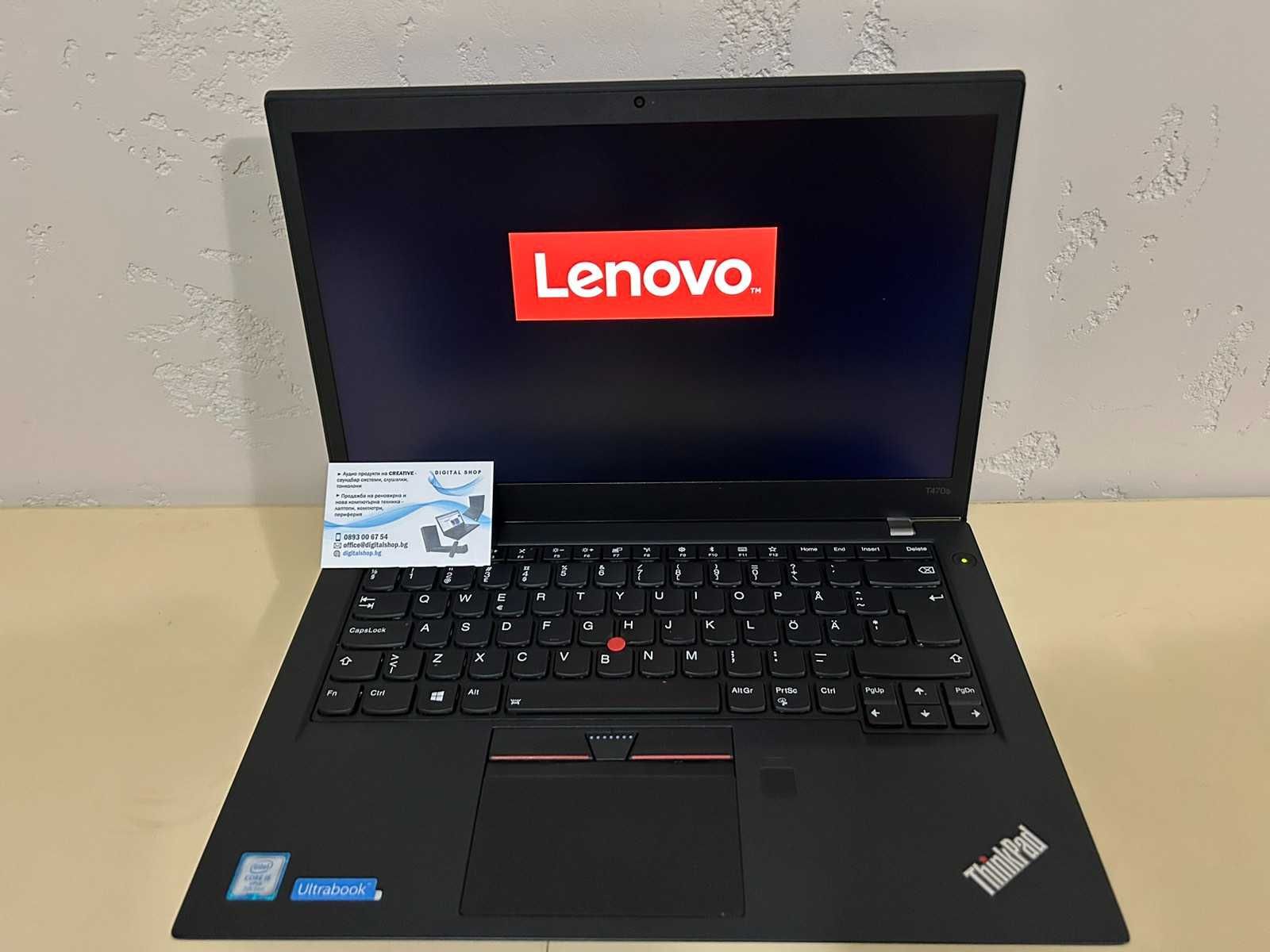 Лаптоп Lenovo ThinkPad T470s Touch i5-7300U/16G/510SSD/14FHD/12м.г/к А