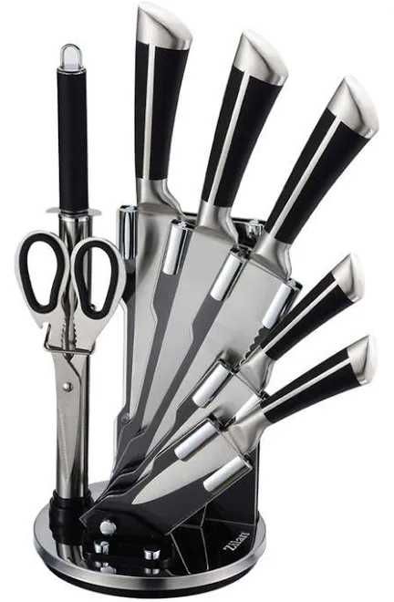 Set de cutite din inox turnat Bohmann BH-8007-8, 8 piese,