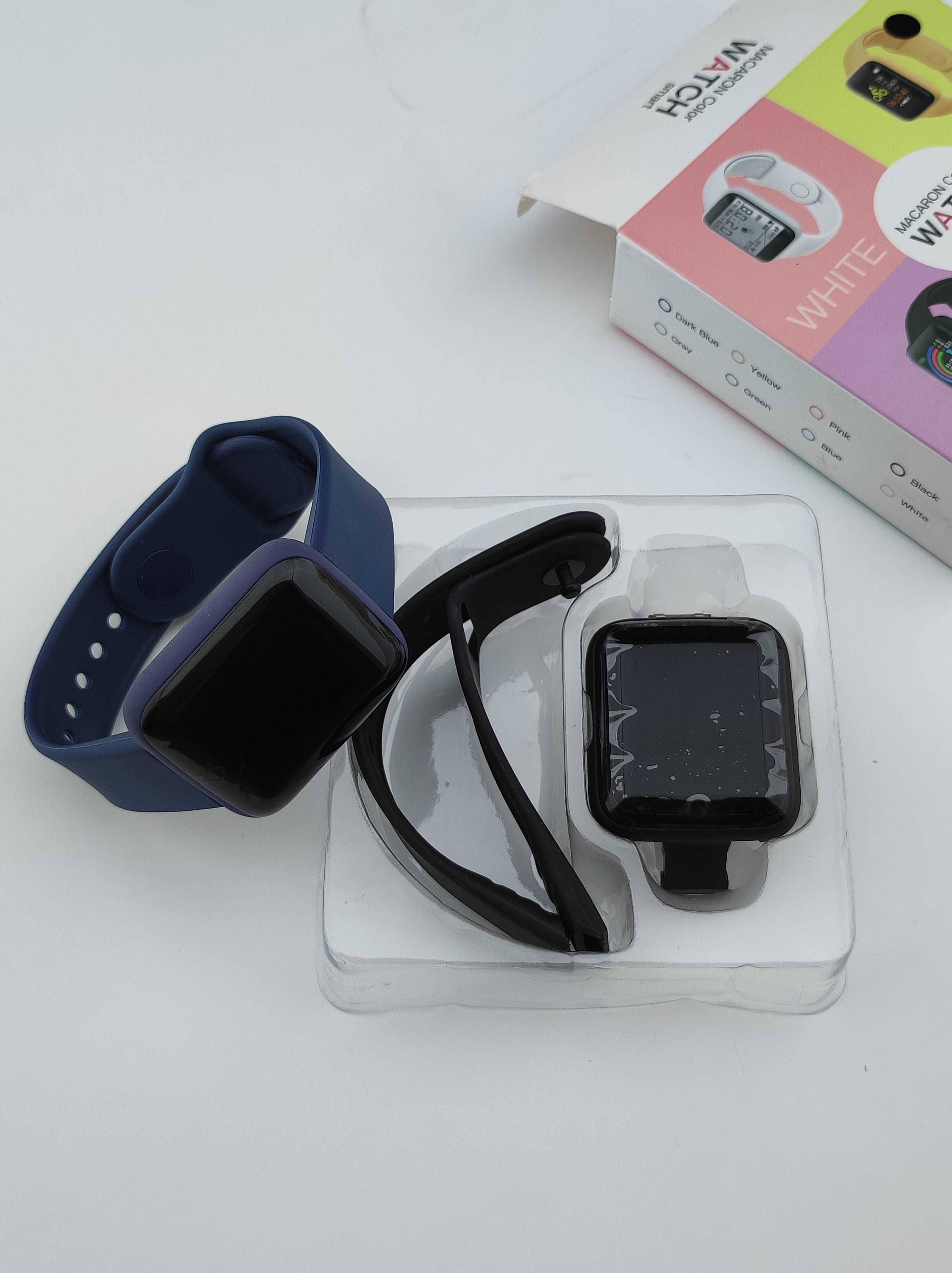 Smart Watch Macaroоn Color Y68 - 2бр. с USB - Чисто Нови!