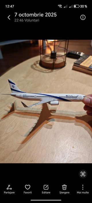 Macheta avion EL-AL