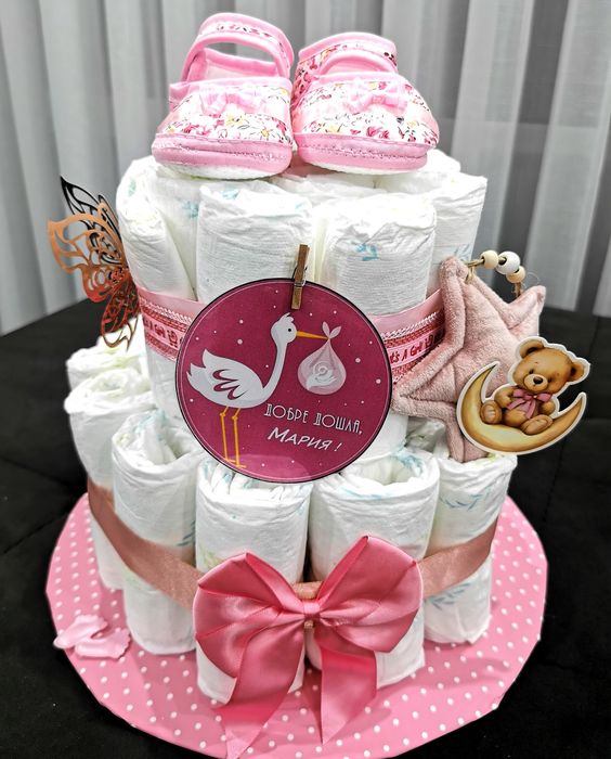 Торта от памперси