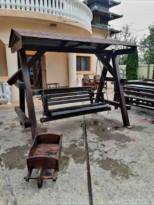 Leagăn lemn masiv