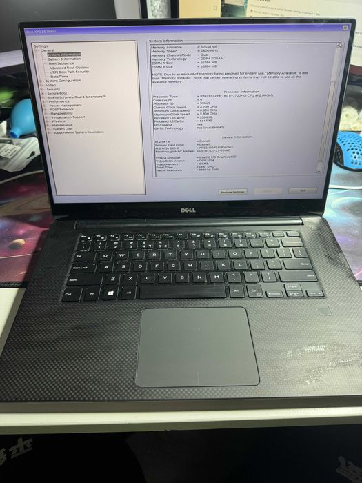 Dell XPS 15 9560