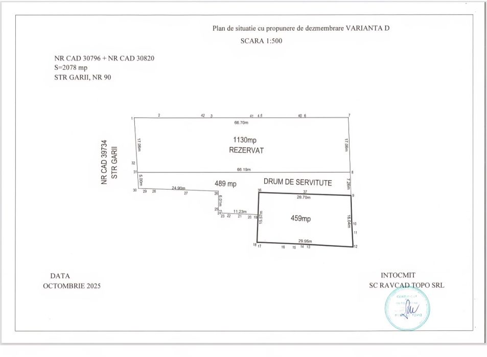 De Vânzare Loturi Teren Str Gării Nr 90