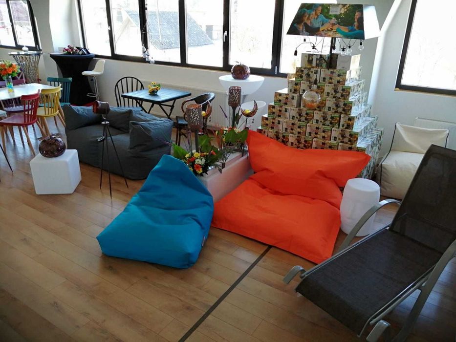 Fotoliu PUF (bean bag) pentru interior, terasa, spectacol, evenimente