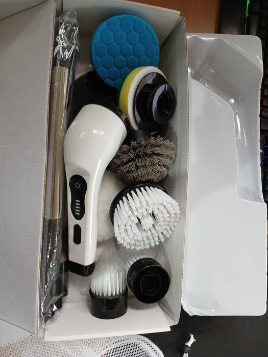 Perie electrică Lebeein JY-6010, 9 capete, 2 viteze, alb