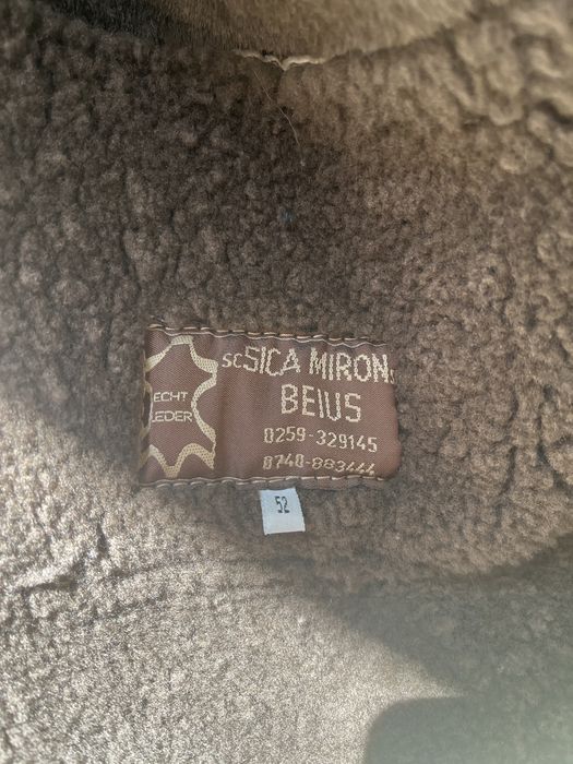 Vand cojoc barbat blana naturala stil Alain Delon