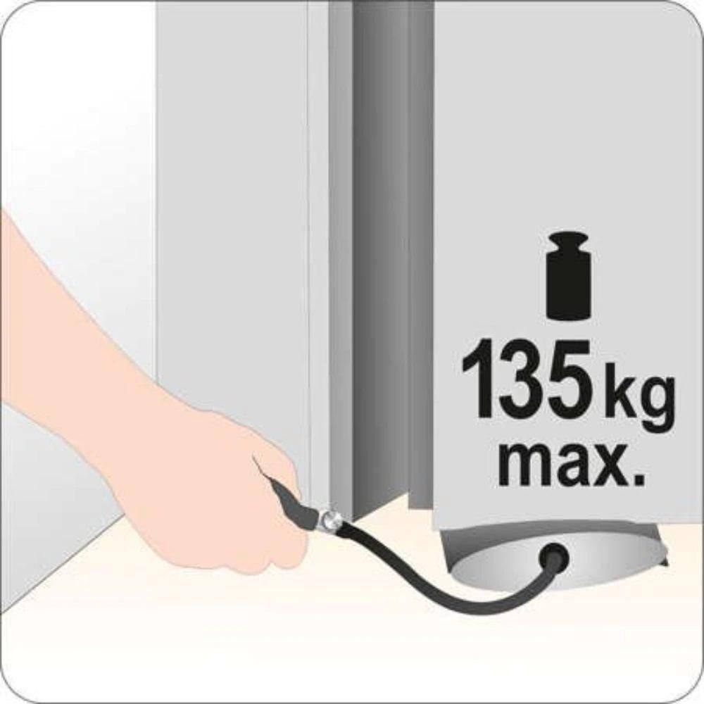 надуваема монтажна възглавница kraft dele 135 кг, 0 - 50 мм ...