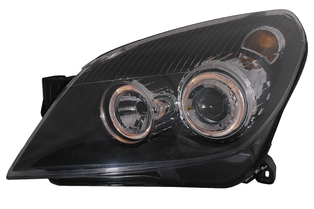 Faruri compatibil cu Opel Astra H (03.2004-2009) Angel Eyes Negru