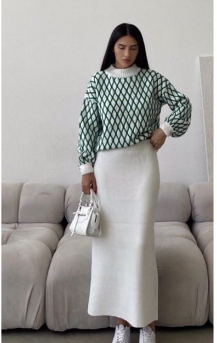 Двойка женская -кофта с юбкой