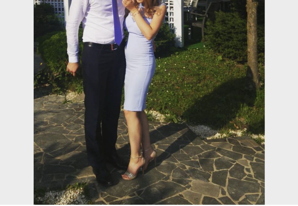 Rochie albastra deschis