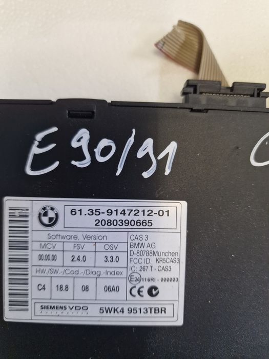 Calculator confort,Calculator unitate control luminil Bmw seria 3 e 90