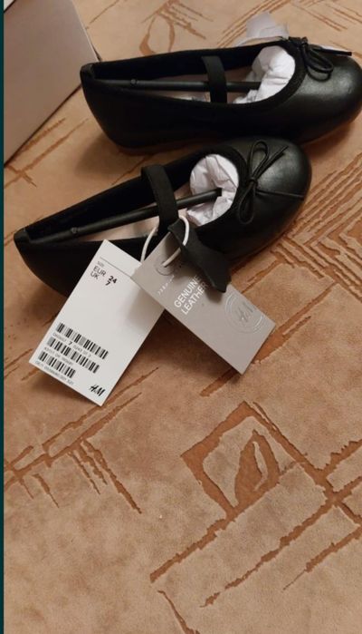 Pantofi piele H&M mărime 24, noi, cu eticheta