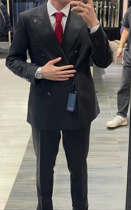 Двухбортный костюм GLASMAN (L- размер)