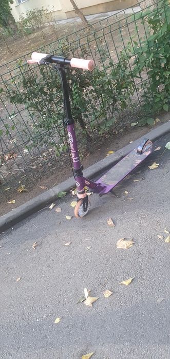 Trotinetă cu Suspensii şi Frâne pe Ghidon Mid 5 Violet Copii OXELO
299