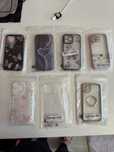 Кейсове за iphone 15 pro max. Последното със златно е за ihone 11