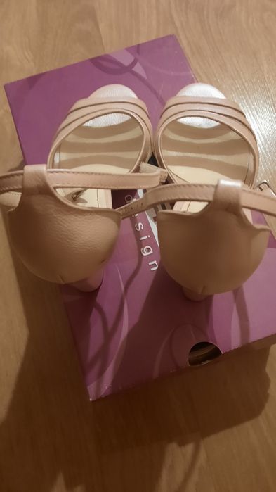 Sandale piele nude roz 37