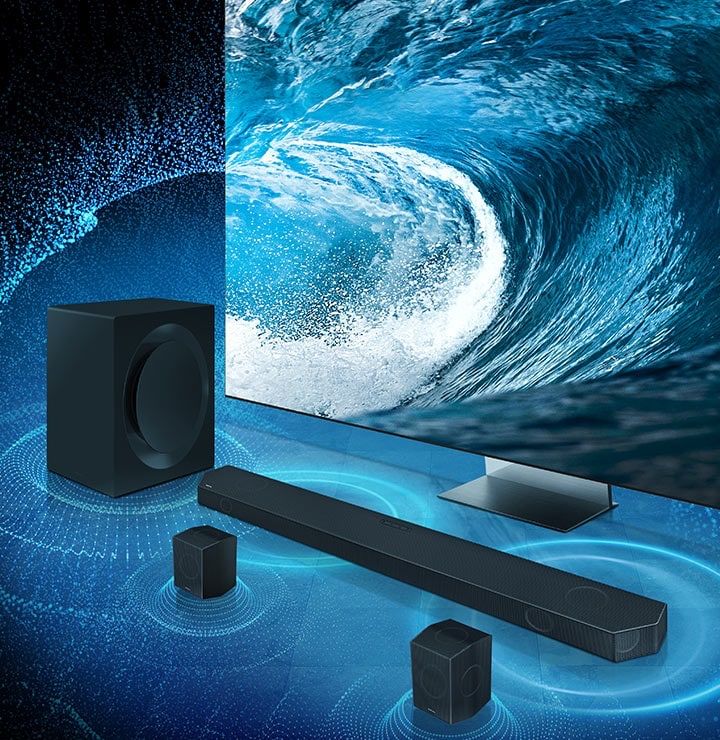 Саундбар soundbar Samsung HW-Q990D Dolby atmos 656W 11.1.4 ch New 2024