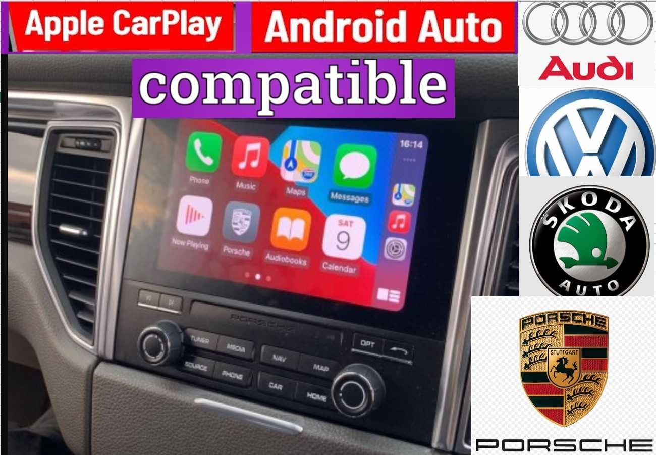 SEAT VW Шкода Ауди Порше Активиране Apple Carplay Android Карта 2025