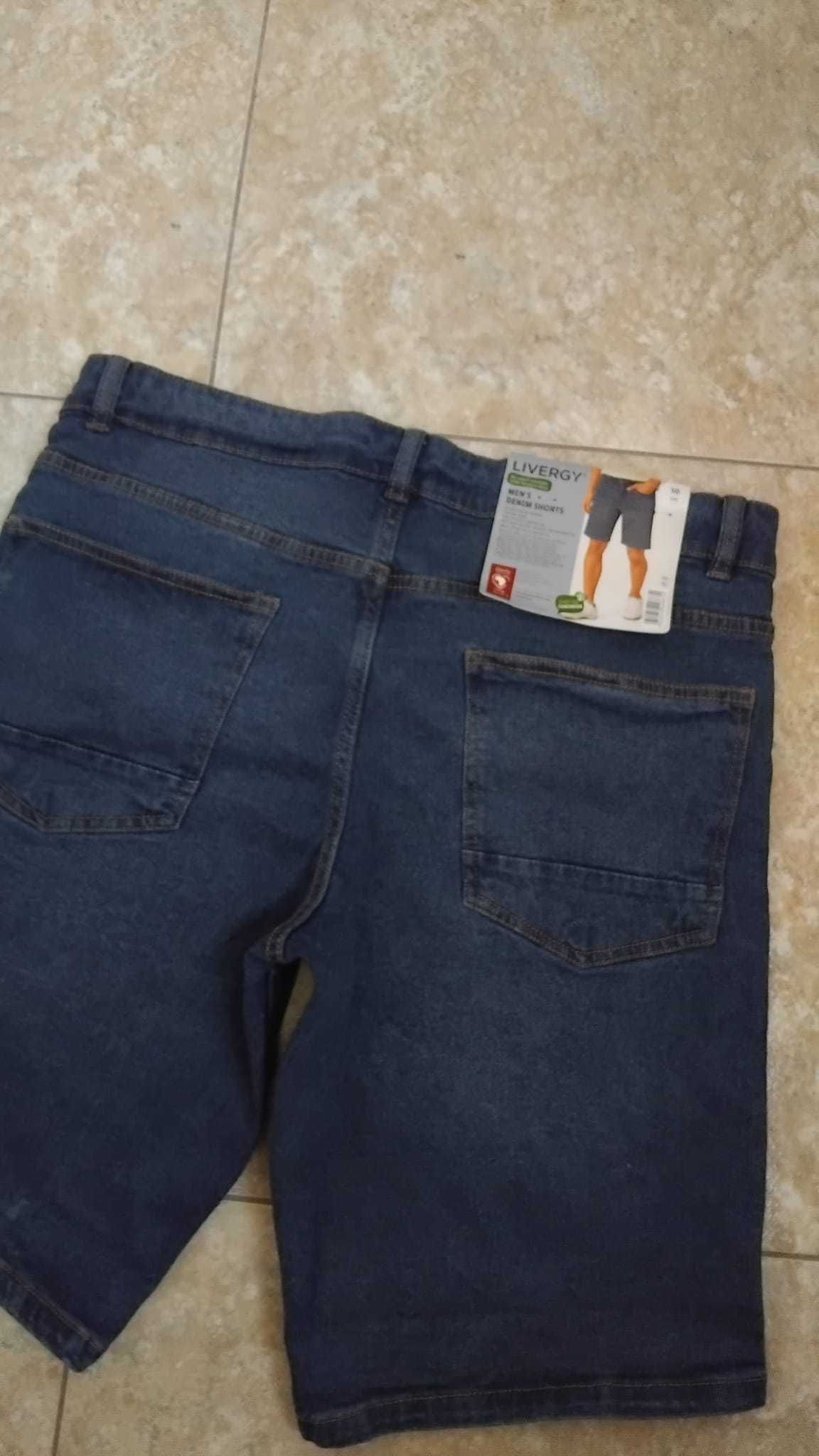 Blugi scurti  ,34/L/50,noi