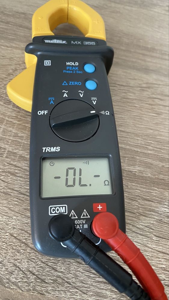 Клещи Metrix MX 355 Digital, Cat 3 600V