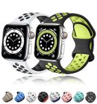 Curea Silicon Perforat Apple Iphone 38/40/41/42/44/45/46mm Seria 1-10