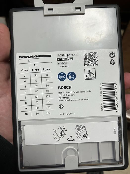 Vand burghie lemn Bosch pro