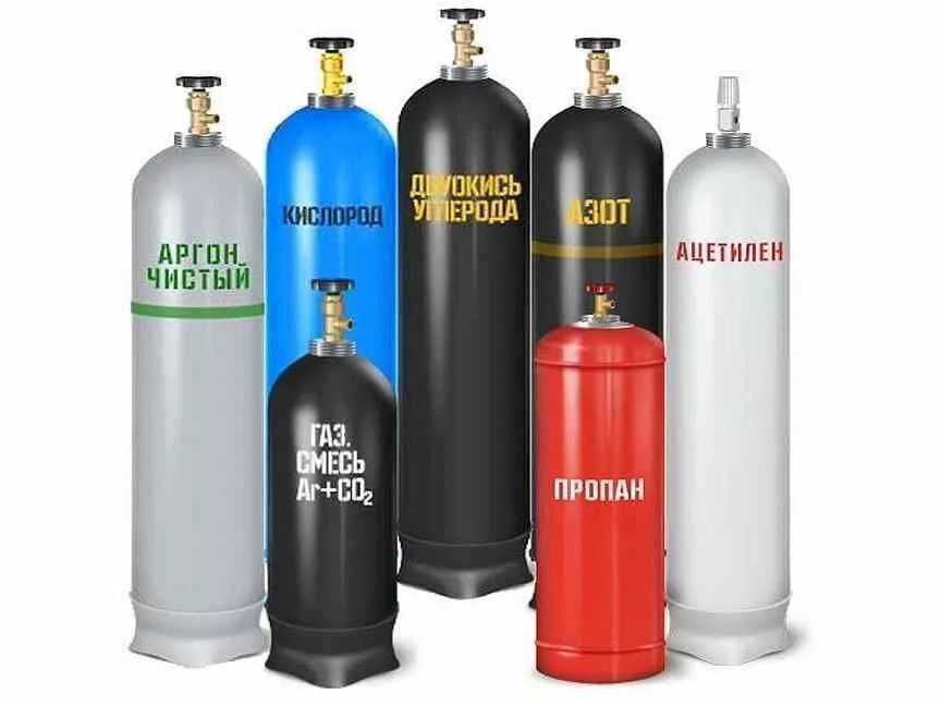 Новый Газовый Баллон пропан, кислород, углекислота, азот, аргон