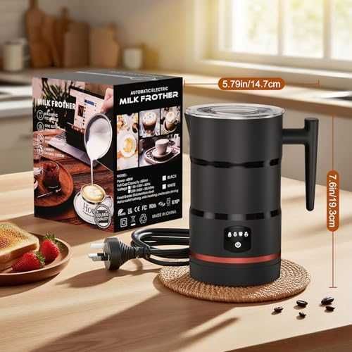 Нов Уред за разпенване затопляне на мляко Млечна пяна за секунди Кафе