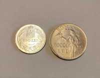 Monede 250 lei 1941 NSD; 100.000 lei 1946 Mihai l, argint