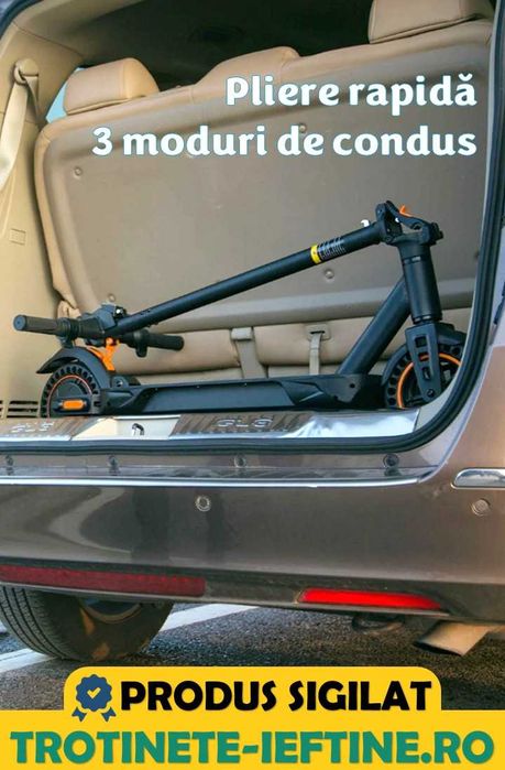 Trotineta KuKirin S1 Max, Ecran Nou, IP45, Roata Plina 8 Inch