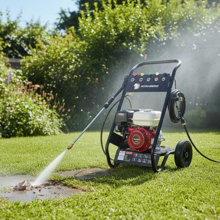 Бензинова водоструйка Nürnberg 7.0 HP – 3000 PSI мощ за безкомпромисно