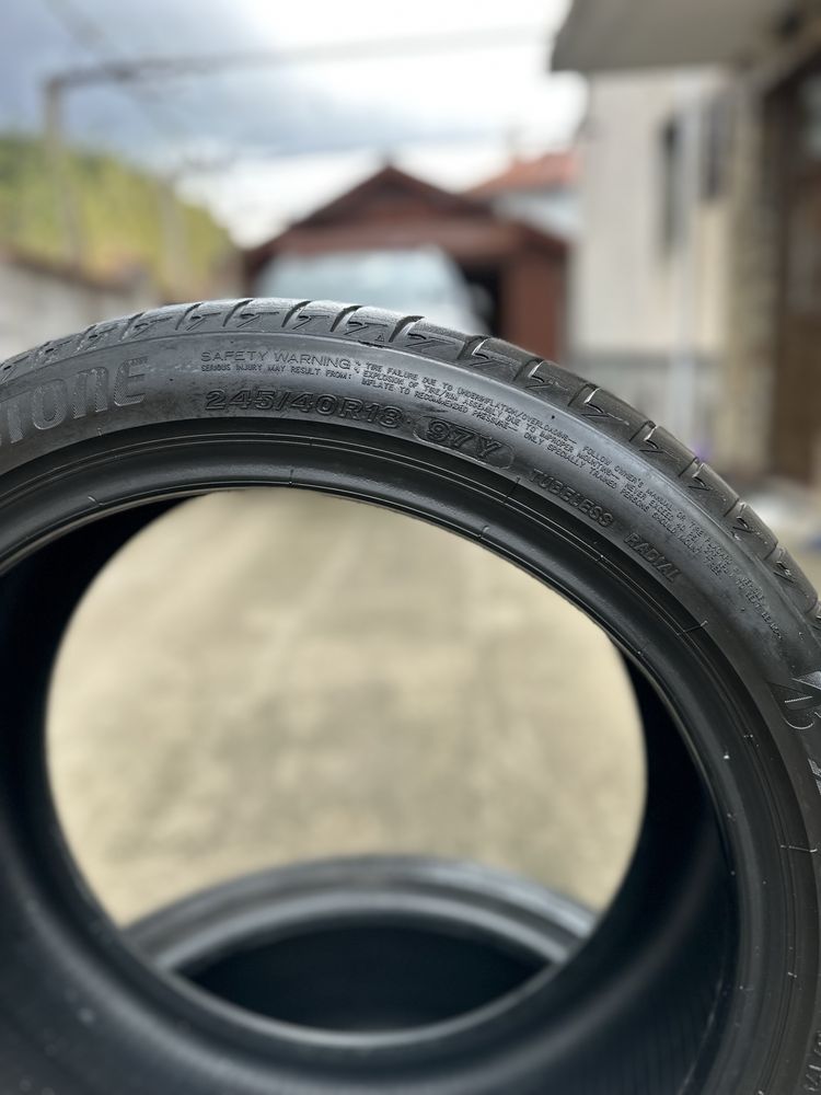 Летни гуми bridgestone 245/40/18