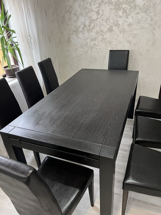 Masa extensibila 8/12 persoane plus 8 scaune