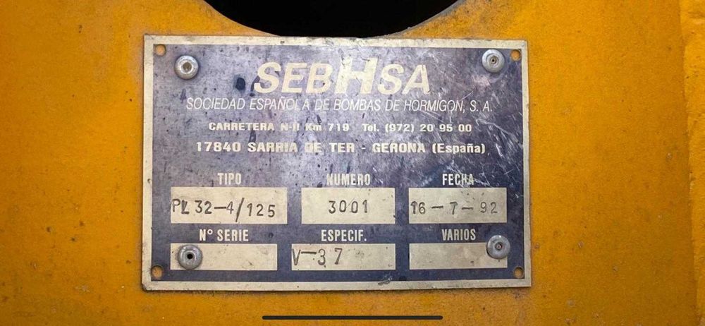 Camion Pegaso cu Pompa Beton Shebhsa