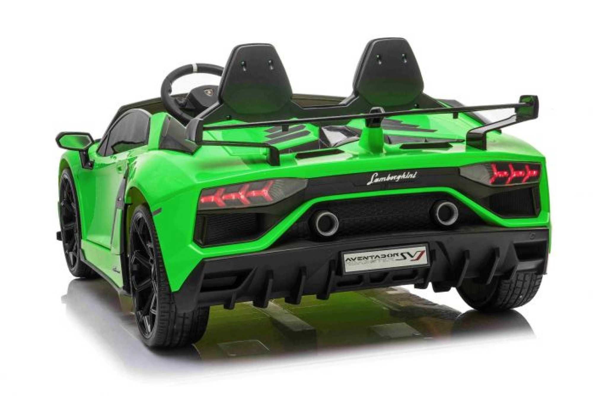 Masinuta electrica copii 2-8 ani Lamborghini SVJ 500W,2 loc,Drift Verd