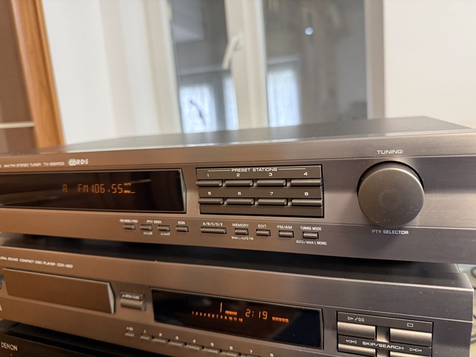 Cd Yamaha CDX-493/Tuner Yamaha TX-592 RDS