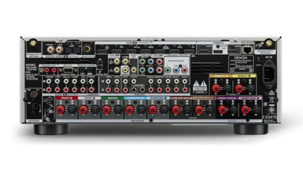 Home Cinema Receiver amplificator Denon AVR x4100w Dolby Atmos 7.2