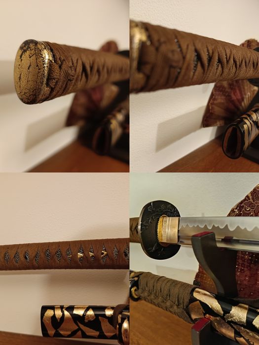 artă japoneză/sabie katana unicat/certificare